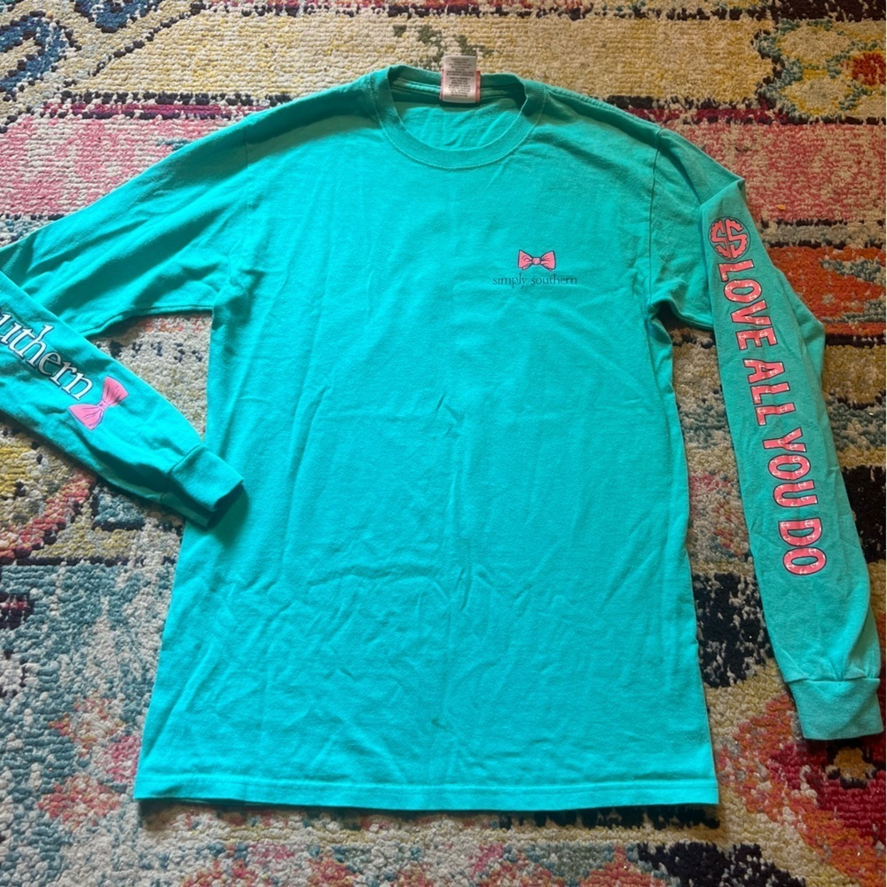 Ladies Simply Southern L/s Tee "Believe In Magic" Sz S